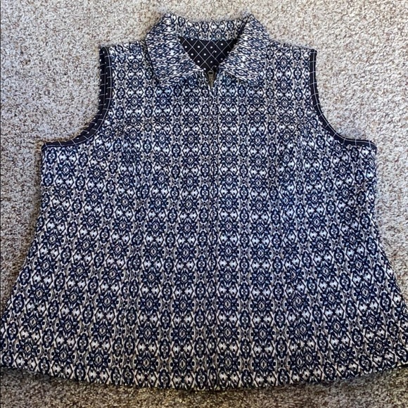 Christopher & Banks Tops - NWOT Reversible zip up vest from Christopher & Banks